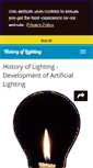 Mobile Screenshot of historyoflighting.net